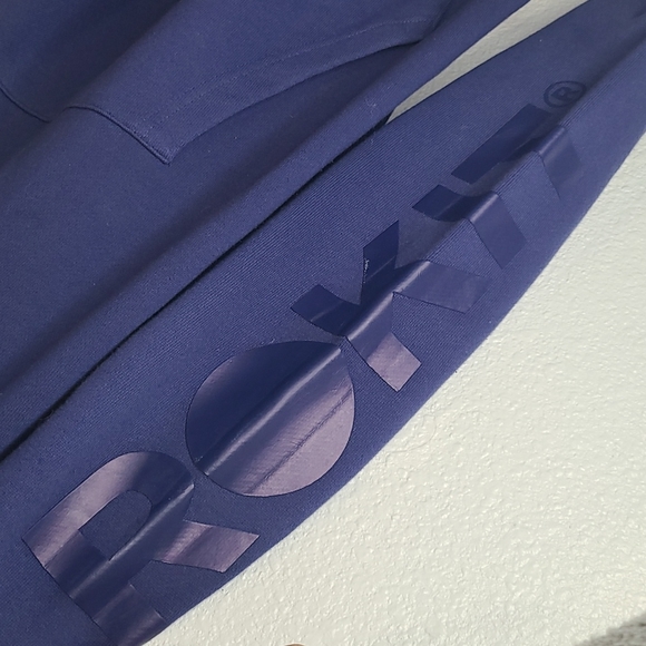 NWT Rokit navy core hoodie size small - Picture 4 of 8